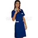 ISACCO CAMICE POSITANO M/M BLU+R.BLU 65% POLYESTER  35% COTTON