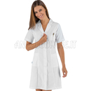 ISACCO CAMICE DONNA VALENCIA SLIM M/M BOHEME BIANCO 100% POLYESTER BOHÉME