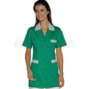 ISACCO CASACCA MARBELLA M/M VERDE+R.VERDE 65% POLYESTER  35% COTTON