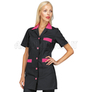 ISACCO CASACCA MARBELLA M/M NERO+FUCSIA 65% POLYESTER  35% COTTON