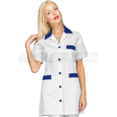 ISACCO CASACCA MARBELLA M/M BIANCO+CINA 65% POLYESTER  35% COTTON