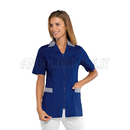 ISACCO CASACCA BARCELLONA M/M BLU + RIGA BLU 65% POLYESTER  35% COTTON