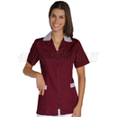 ISACCO CASACCA BARCELLONA M/M BORDEAUX + RIGA BORDEAUX 65% POLYESTER  35% COTTON