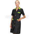 ISACCO CAMICE POSITANO M/M NERO+MELA 65% POLYESTER  35% COTTON
