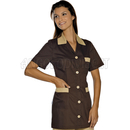 ISACCO CASACCA MARBELLA M/M CACAO+BISCOTTO 65% POLYESTER  35% COTTON