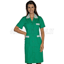 ISACCO CAMICE POSITANO M/M VERDE+R.VERDE 65% POLYESTER  35% COTTON
