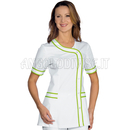 ISACCO CASACCA BRASILIA BIANCO + MELA 65% POLYESTER  35% COTTON
