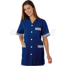 ISACCO CASACCA DACCA BLU 65% POLYESTER  35% COTTON