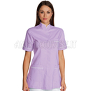 ISACCO CASACCA PANAREA LILLA+BIANCO 65% POLYESTER  35% COTTON