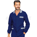 ISACCO CASACCA PETER BLU+R.BLU 65% POLYESTER  35% COTTON