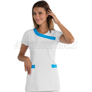 ISACCO MALIBU BIANCO+TURCHESE 100 % POLYESTER