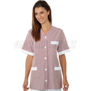 ISACCO MEDINA RIGATINO BORDEAUX 100% COTTON PIQUET