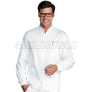 ISACCO CASACCA SAMARCANDA POLSI IN MAGLIA BIANCO 100 % COTTON