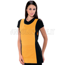 ISACCO PAPEETE NERO+ALBICOCCA 100 % POLYESTER