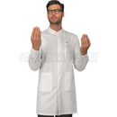 ISACCO CAMICE DOVER SUPER STRETCH BIANCO 97% COTTON  3% SPANDEX