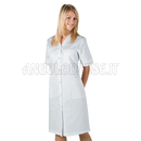 ISACCO CAMICE MICHELLE BIANCO 100% COTTON PIQUET