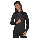 ISACCO CAMICETTA HOLLYWOOD STRETCH NERO 97% COTTON  3% SPANDEX