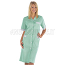 ISACCO CAMICE MICHELLE R.VERDE 100% COTTON PIQUET
