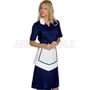 ISACCO CAMICE KINSHASA M/M BLU 65% POLYESTER  35% COTTON