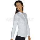 ISACCO CAMICETTA HOLLYWOOD STRETCH BIANCO 97% COTTON  3% SPANDEX