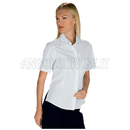 ISACCO CAMICETTA KYOTO M/M  PIQUET BIANCO 65% POLYESTER  35% COTTON