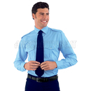 ISACCO CAMICIA PILOTA AZZURRO 65% POLYESTER  35% COTTON