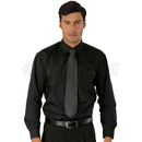 ISACCO CAMICIA UNISEX NERO 65% POLYESTER  35% COTTON
