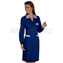 ISACCO CAMICE POSITANO BLU+R.BLU 65% POLYESTER  35% COTTON