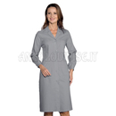 ISACCO CAMICE DONNA GRIGIO 65% POLYESTER  35% COTTON