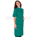 ISACCO CAMICE DENTISTA M/M VERDE 100 % COTTON