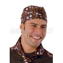 ISACCO BANDANA CHOCOLATE 100 % COTTON