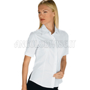 ISACCO CAMICETTA TENERIFE STRETCH M/M BIANCO 97% COTTON  3% SPANDEX