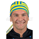 ISACCO BANDANA GIALLO/BLU 100 % COTTON