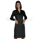 ISACCO CAMICE DONNA NERO 65% POLYESTER  35% COTTON