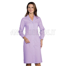 ISACCO CAMICE DONNA LILLA 65% POLYESTER  35% COTTON