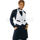 ISACCO GARCON BIANCO/NERO 100 % POLYESTER