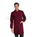 ISACCO CAMICE DOVER BORDEAUX 65% POLYESTER  35% COTTON