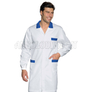 ISACCO CAMICE TORONTO BIANCO+BLU CINA 100 % COTTON