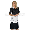 ISACCO CAMICE KINSHASA M/M NERO 65% POLYESTER  35% COTTON