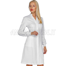 ISACCO CAMICE ACAPULCO POLSI IN MAGLIA BIANCO 65% POLYESTER  35% COTTON