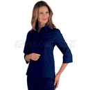 ISACCO CAMICETTA KYOTO MAN.3/4 BLU 65% POLYESTER  35% COTTON