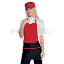 ISACCO BROOKLYN ROSSO/NERO 100 % POLYESTER