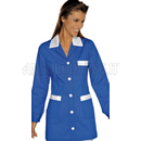 ISACCO CASACCA MARBELLA BLU CINA+BIANCO 65% POLYESTER  35% COTTON