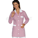 ISACCO CASACCA MARBELLA R.ROSA+BIANCO 65% POLYESTER  35% COTTON