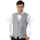 ISACCO GILET UNISEX SILVER 100 % POLYESTER