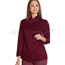 ISACCO GIACCA LADY BURGUNDY 65% POLYESTER  35% COTTON
