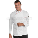 ISACCO GIACCA PANAMA SLIM BIANCO + TRICOLORE 100 % COTTON
