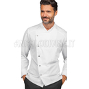 ISACCO GIACCA ERICKSON BIANCO 65% POLYESTER  35% COTTON