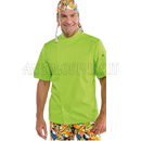 ISACCO GIACCA CUOCO BILBAO MEZZA MANICA MELA 65% POLYESTER  35% COTTON