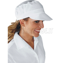 ISACCO CAPPELLO CHARLY CON RETE BIANCO 65% POLYESTER  35% COTTON